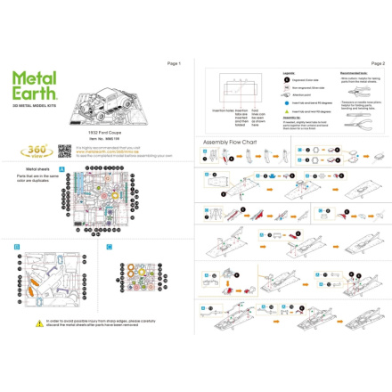 METAL EARTH 3D puzzle Ford Coupe 1932 133281