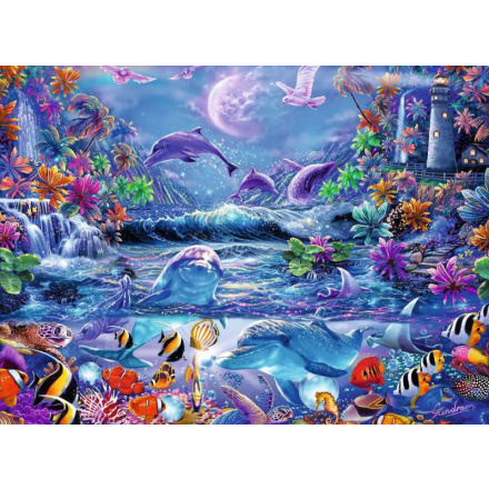 RAVENSBURGER Svítící puzzle Magický úplněk 500 dílků 133358