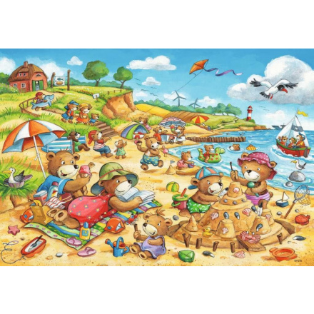 RAVENSBURGER Puzzle Prázdniny u moře 2x24 dílků 133744