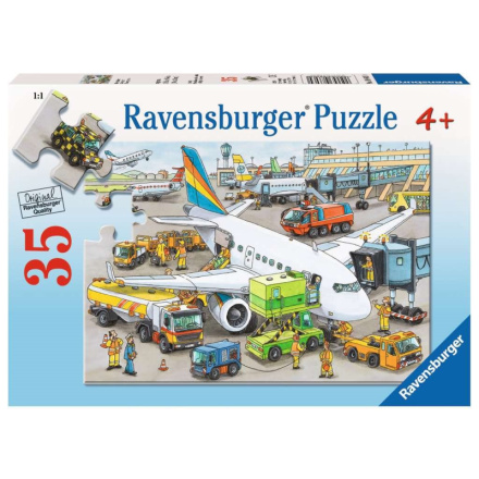 RAVENSBURGER Puzzle Rušné letiště 35 dílků 134464