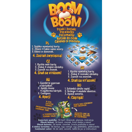 TREFL Hra Boom Boom Psi a kočky 135192