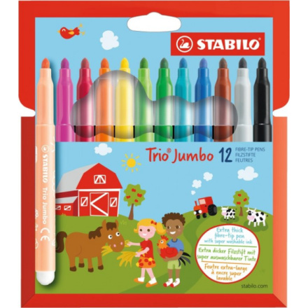 STABILO Trio Jumbo 12 fixů 135421