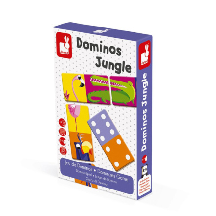 JANOD Oboustranné domino Džungle 135790