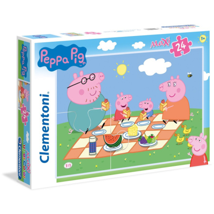 CLEMENTONI Puzzle Prasátko Peppa MAXI 24 dílků 136765