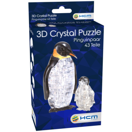 HCM KINZEL 3D Crystal puzzle Tučňáci 43 dílků 137254