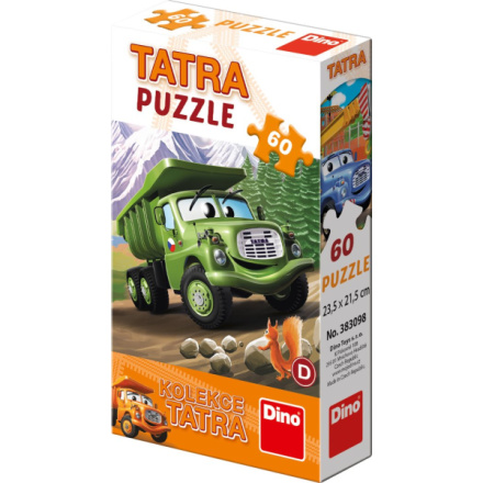 DINO Puzzle Tatra Auta: Tatra 148 zelená 60 dílků 137552