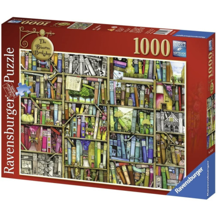 RAVENSBURGER Puzzle Bizarní knihovna 1000 dílků 1378