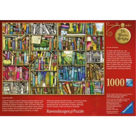 RAVENSBURGER Puzzle Bizarní knihovna 1000 dílků 1378