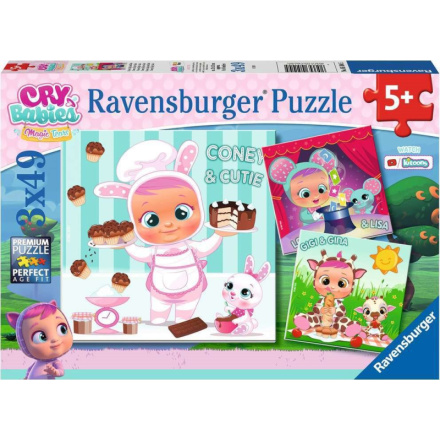RAVENSBURGER Puzzle Cry Babies Magic Tears 3x49 dílků 138079