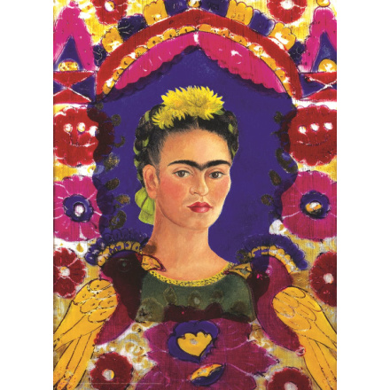 EUROGRAPHICS Puzzle Autoportrét Frida Kahlo 100 dílků 138416