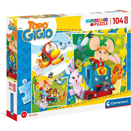 CLEMENTONI Puzzle Myšák Gigio MAXI 104 dílků 140448