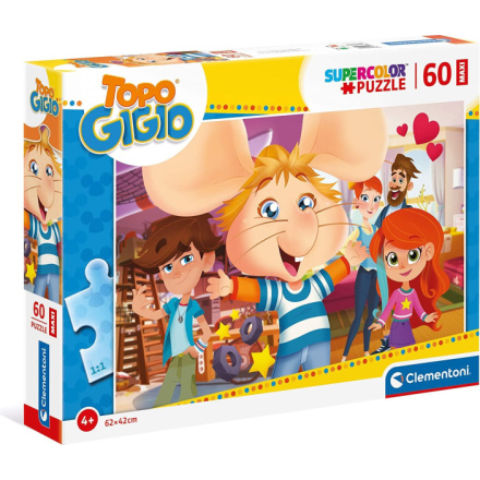 CLEMENTONI Puzzle Myšák Gigio MAXI 60 dílků 140554