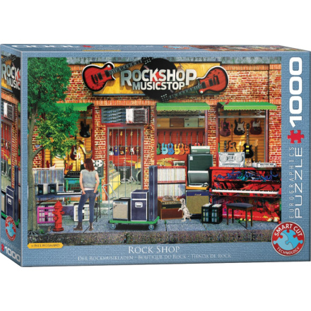 EUROGRAPHICS Puzzle Rock Shop 1000 dílků 140760