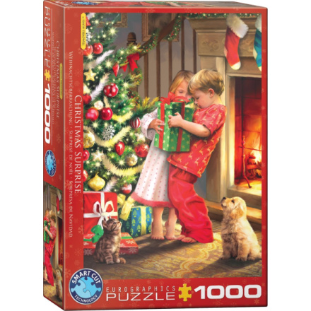 EUROGRAPHICS Puzzle Vánoční překvapení 1000 dílků 140780