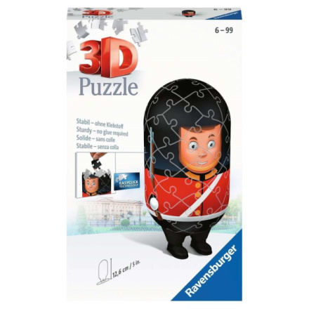 RAVENSBURGER 3D puzzle Postavička Britská královská stráž 54 dílků 140992