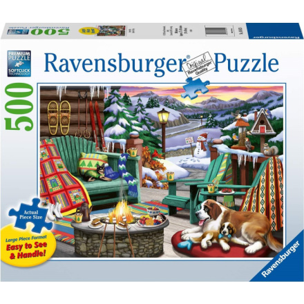 RAVENSBURGER Puzzle Útulná místa: Po celém dni XXL 500 dílků 141558