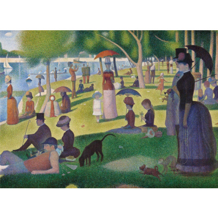 CLEMENTONI Puzzle Museum Collection: Nedělní odpoledne na ostrově La Grande Jatte 1000 dílků 141666