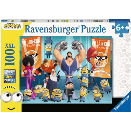 RAVENSBURGER Puzzle Mimoni 2: Padouch přichází XXL 100 dílků 141725