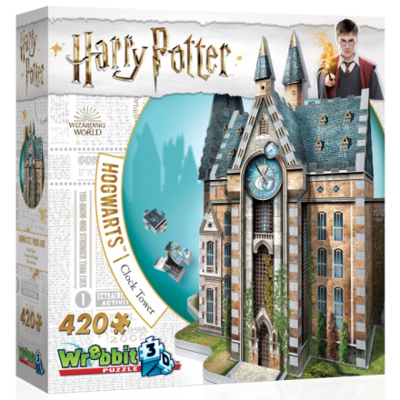 WREBBIT 3D puzzle Harry Potter: Bradavice, Hodinová věž 420 dílků 141917