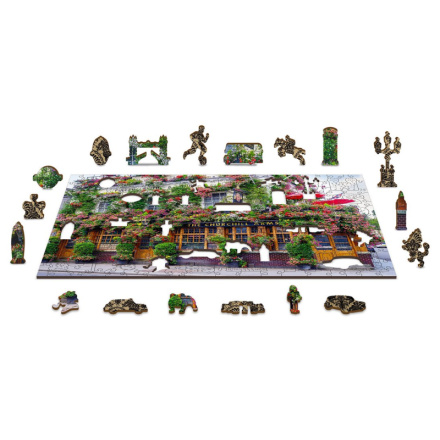 WOODEN CITY Dřevěné puzzle Londýnská hospoda 2v1, 300 dílků EKO 141958