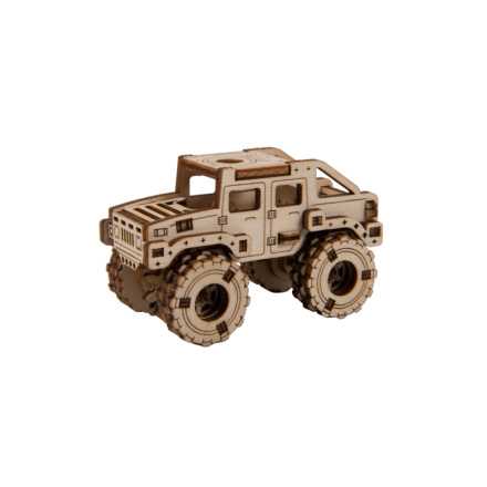 WOODEN CITY 3D puzzle Superfast Monster Truck č.2 142751