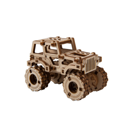 WOODEN CITY 3D puzzle Superfast Monster Truck č.1 142752