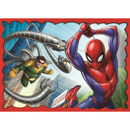 TREFL Puzzle Hrdinný Spiderman 4v1 (35,48,54,70 dílků) 143124