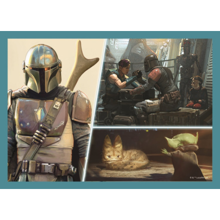 TREFL Puzzle Star Wars: Mandalorian 4v1 (35,48,54,70 dílků) 143131