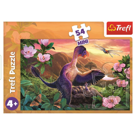 TREFL Puzzle Úžasní dinosauři: Microraptor u hnízda 54 dílků 143154