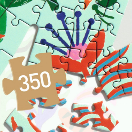 DJECO Tvarové puzzle Opice 350 dílků 143401