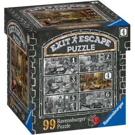 RAVENSBURGER Únikové EXIT puzzle Strašidelné sídlo 4: Ve vinném sklípku 99 dílků 143586