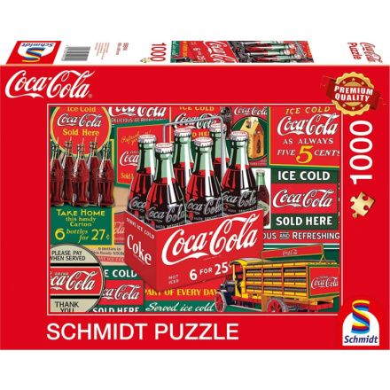 SCHMIDT Puzzle Coca Cola Klasika 1000 dílků 144547