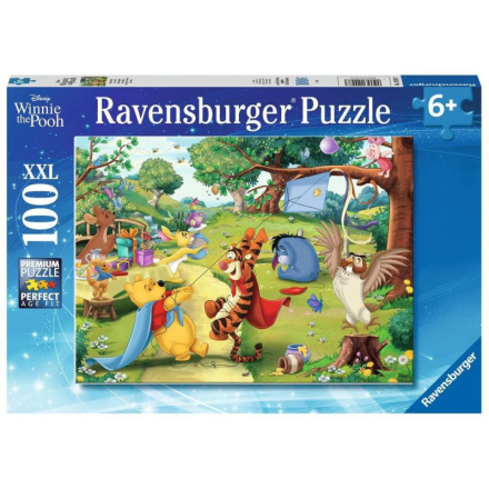 RAVENSBURGER Puzzle Medvídek Pú zachraňuje XXL 100 dílků 145016