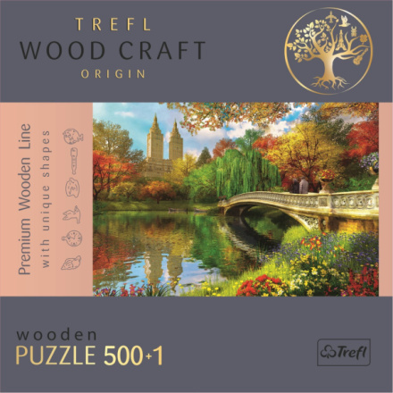 TREFL Wood Craft Origin puzzle Central Park, Manhattan, New York 501 dílků 145118