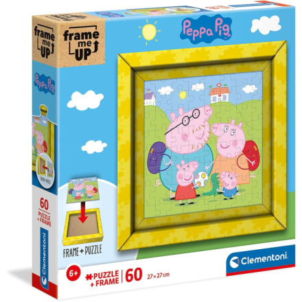 CLEMENTONI Puzzle Frame Me Up Prasátko Peppa 60 dílků 145524