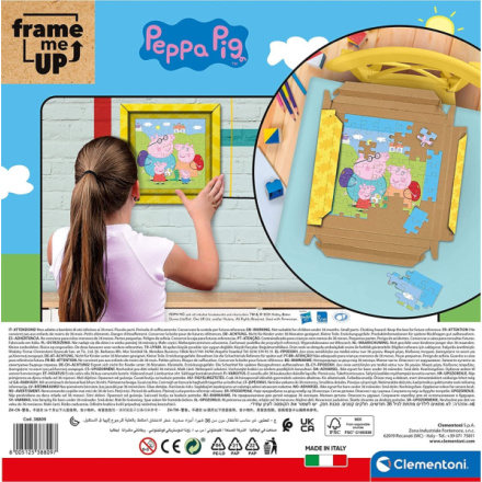 CLEMENTONI Puzzle Frame Me Up Prasátko Peppa 60 dílků 145524