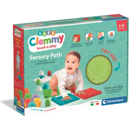 CLEMENTONI Soft Clemmy Senzorické podložky s kostkami 145640