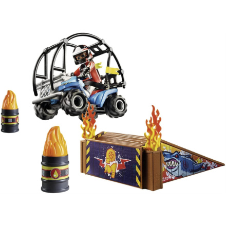 PLAYMOBIL® Stunt Show 70820 Starter Pack Kaskadérská show se čtyřkolkou a ohnivou rampou 145708