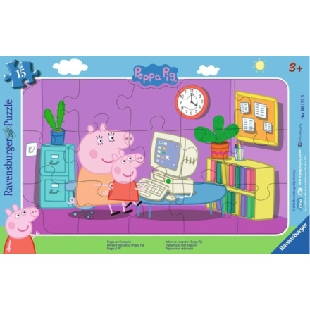 RAVENSBURGER Puzzle Prasátko Peppa 15 dílků 145804