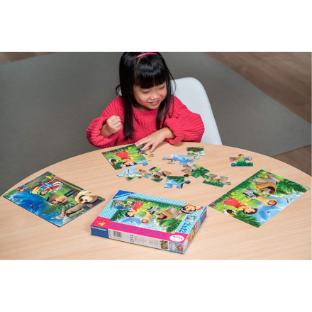 RAVENSBURGER Puzzle Heidi: Společný čas na horách 2x12 dílků 145987