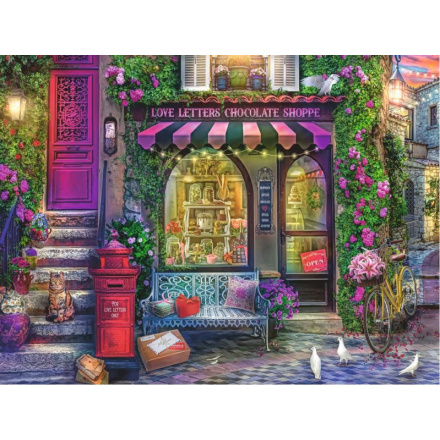 RAVENSBURGER Puzzle Milostné dopisy a čokoláda 1500 dílků 146019