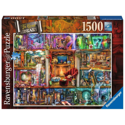 RAVENSBURGER Puzzle Velká knihovna 1500 dílků 146020