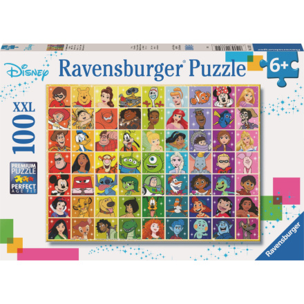 RAVENSBURGER Puzzle Disney: Postavičky XXL 100 dílků 146141