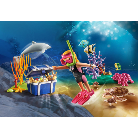 PLAYMOBIL® Family Fun 70678 Dárkový set Potápěčka s pokladem 146196