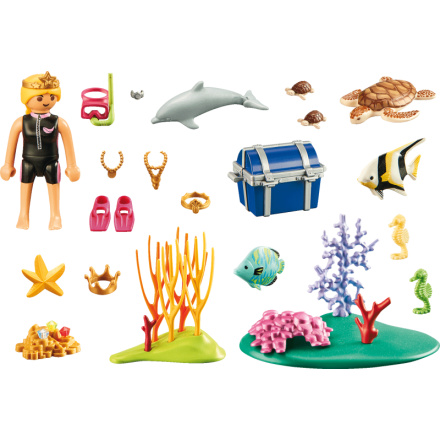 PLAYMOBIL® Family Fun 70678 Dárkový set Potápěčka s pokladem 146196