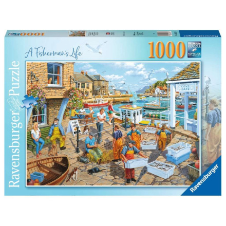 RAVENSBURGER Puzzle Rybářský život 1000 dílků 146356