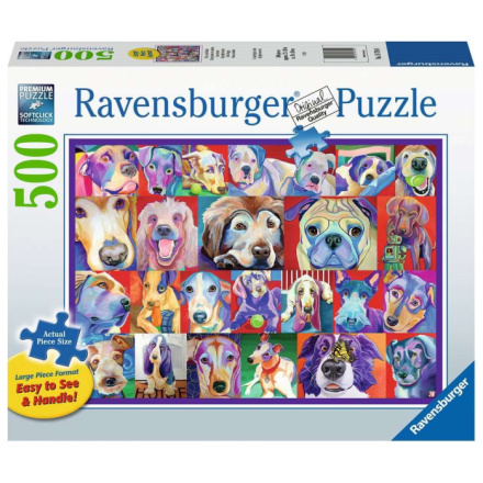 RAVENSBURGER Puzzle Ahoj pejsci XXL 500 dílků 146381