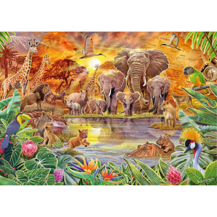 SCHMIDT Puzzle Divoká příroda: Africké království 1000 dílků 147033