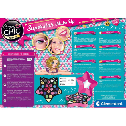 CLEMENTONI Crazy Chic Superstar Make up: Hvězda 147172