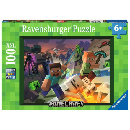 RAVENSBURGER Puzzle Minecraft: Monstra z Minecraftu XXL 100 dílků 147281